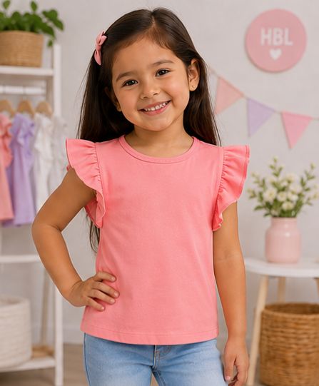 Blusa Rizada Coral Rosado