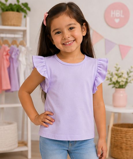 Blusa Rizada Lila Suave