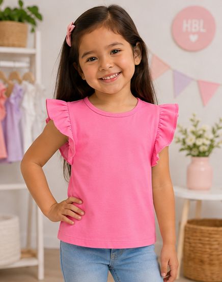 Blusa Rizada Rosado