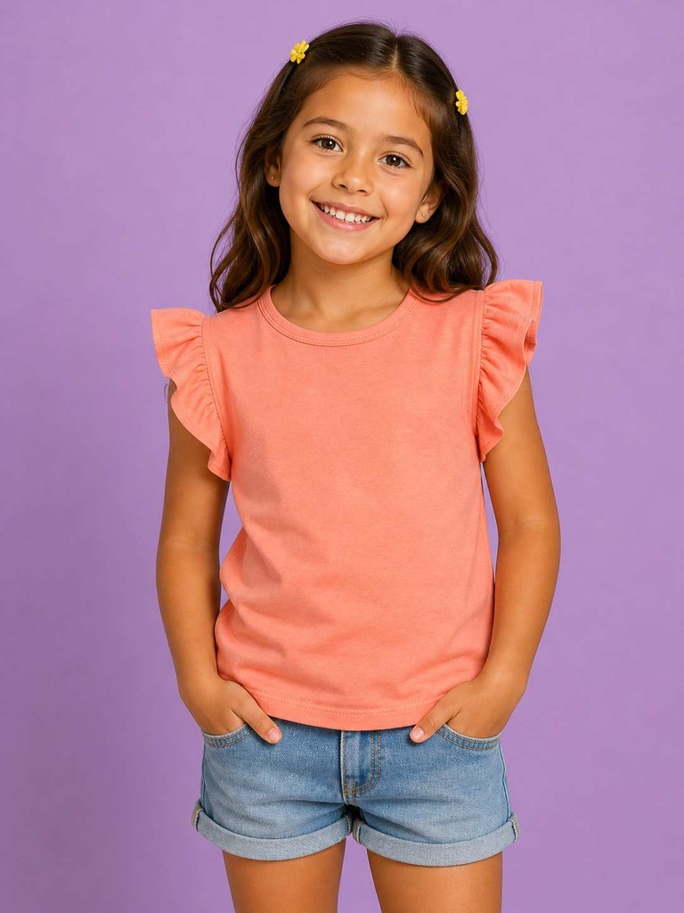 Blusa Rizada Durazno