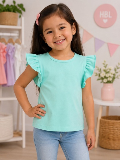 Blusa Rizada Menta Especial